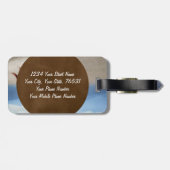 砂漠のモノグラムの乗車 ラゲッジタグ (裏面横)