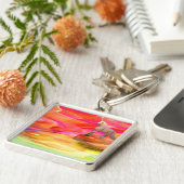 砂漠のユニコ絵を描ン キーホルダー (側面)