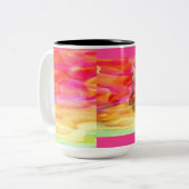 砂漠のユニコ絵を描ン ツートーンマグカップ (正面左)