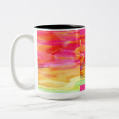 砂漠のユニコ絵を描ン ツートーンマグカップ (左)