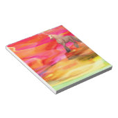 砂漠のユニコ絵を描ン ノートパッド (アングル)