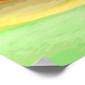 砂漠のユニコ絵を描ン ポスター (角)