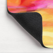 砂漠のユニコ絵を描ン マウスパッド (コーナー)