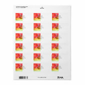 砂漠のユニコ絵を描ン ラベル (フルシート)