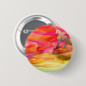 砂漠のユニコ絵を描ン 缶バッジ (正面&裏面)