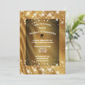 砂漠のラクダ砂丘は夜星の結婚を紙やすりで磨きます 招待状 (スタンド正面)