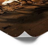 砂漠のラクダ ポスター (角)