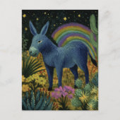 砂漠のロバ ポストカード (正面)