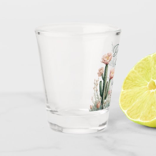 砂漠のヴィーナス バチェロレッテパーティー 開花するサボテン ショットグラス (左)