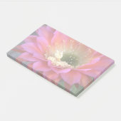 砂漠の中のピンクのサボテンの花 ポストイット (アングル)