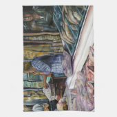 砂漠の人々，海の賜物，エルサレム キッチンタオル (縦)