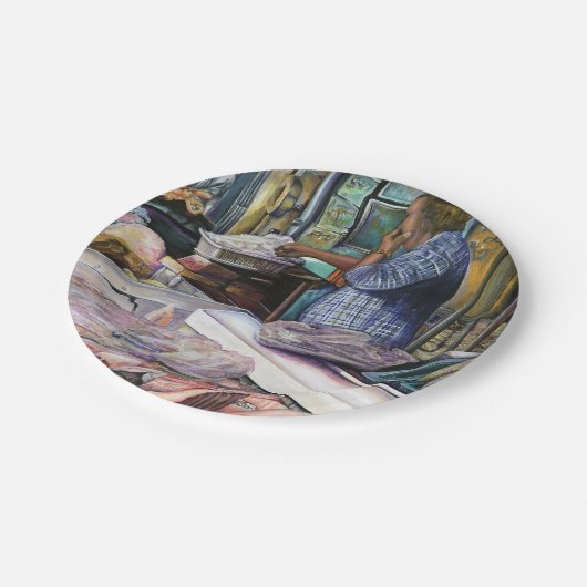 砂漠の人々，海の賜物，エルサレム ペーパープレート (アングル)