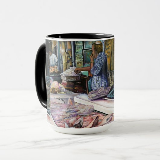 砂漠の人々,海の賜物,エルサレム マグカップ (正面左)