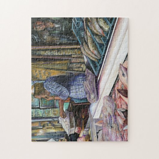 砂漠の人々，海の贈り物，エルサレム ジグソーパズル (縦)
