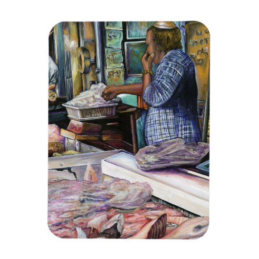 砂漠の人々，海の贈り物，エルサレム マグネット (縦)