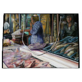 砂漠の人々，海の贈り物，エルサレム ラージペーパーバッグ (正面)