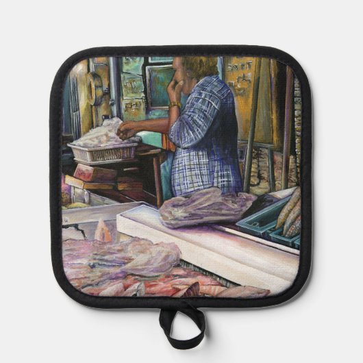 砂漠の人々,海の贈り物,エルサレム 鍋敷き (正面)