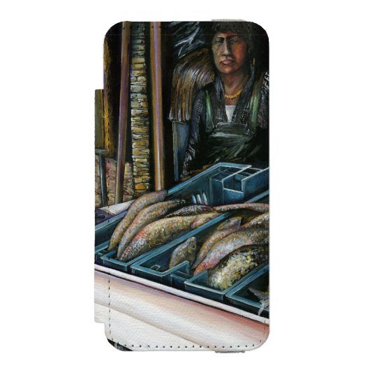 砂漠の人々，海の贈り物，エルサレム INCIPIO iPhoneウォレットケース (フォリオ 正面)