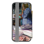 砂漠の人々，海の贈り物，エルサレム INCIPIO iPhoneウォレットケース (フォリオ裏面)