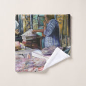 砂漠の人々,海の贈り物 バスタオルセット (ウォッシュタオル)