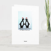 砂漠の休日の挨拶 シーズンカード (裏面)