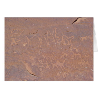 砂漠の先史時代の彫刻画