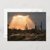 砂漠の光スコッツデール, AZ ポストカード (正面/裏面)