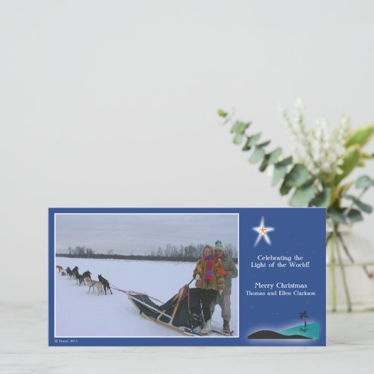 砂漠の写真カード上のベスレヘムの星 シーズンカード (スタンド正面)