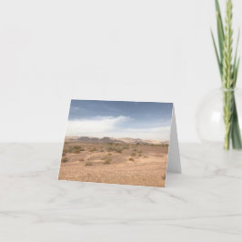 砂漠の写真 カード