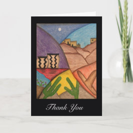 砂漠の南西部　感謝の気持ちを込めて サンキューカード