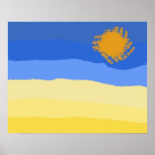 砂漠の印象 ポスター (正面)