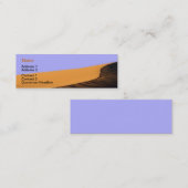 砂漠の名刺 スキニー名刺 (正面/裏面)