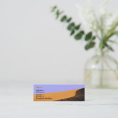 砂漠の名刺 スキニー名刺 (スタンド正面)