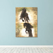 砂漠の喜び – キャンバスプリント (インサイチュ (ウッドフロア))