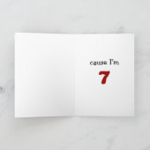 砂漠の地上リス動物の誕生日の挨拶 カード (内部)