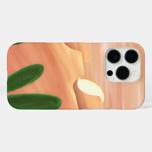 砂漠の地平線 – iPhone 16 Proケース Case-Mate iPhoneケース (裏面 (横))