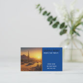 砂漠の夕日の南西の名刺 名刺 (スタンド正面)