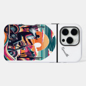 砂漠の夕日ライド iPhoneケース (裏面横)