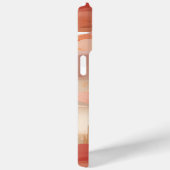 砂漠の夕日抽象芸術フローラパーソナライズされた名 Case-Mate iPhoneケース (裏面 / 右)