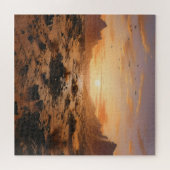 砂漠の夕日 ジグソーパズル (横)