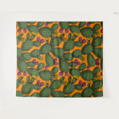 砂漠の夕日 タペストリー (正面(横))