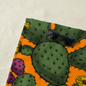 砂漠の夕日 ビーチタオル (インサイチュ)