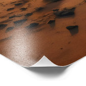 砂漠の夕日 フォトプリント            (角)