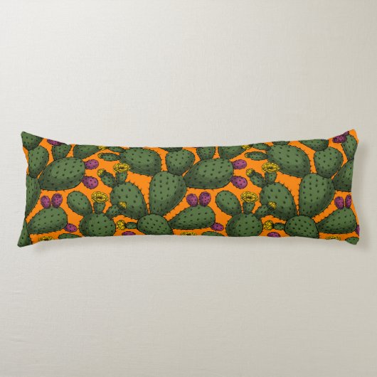 砂漠の夕日 ボディピロー (正面)