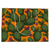 砂漠の夕日 ラージペーパーバッグ (裏面)