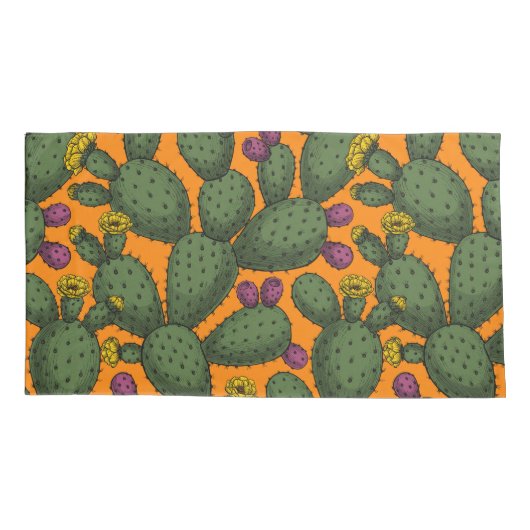 砂漠の夕日 枕カバー (裏面-左)