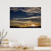 「砂漠の夕日」 - by Andrew Gettler ポスター (キッチン)