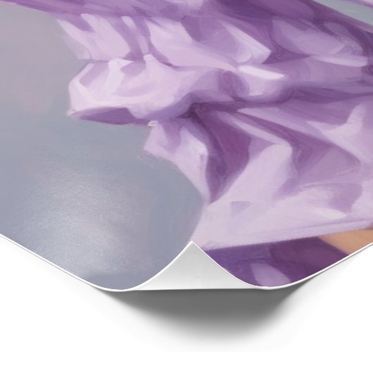 砂漠の夕暮れ:女性のカーボーイウォールアート ポスター (コーナー)