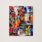 砂漠の多汁性花のサボテンの植物写真 ジグソーパズル (縦)