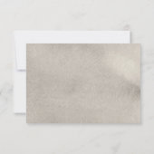 砂漠の多肉性RSVPカード – 石 出欠カード (裏面)